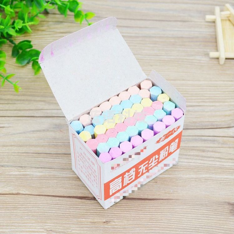 博学 六角粉笔(彩色)(盒) 60盒/箱 整箱销售