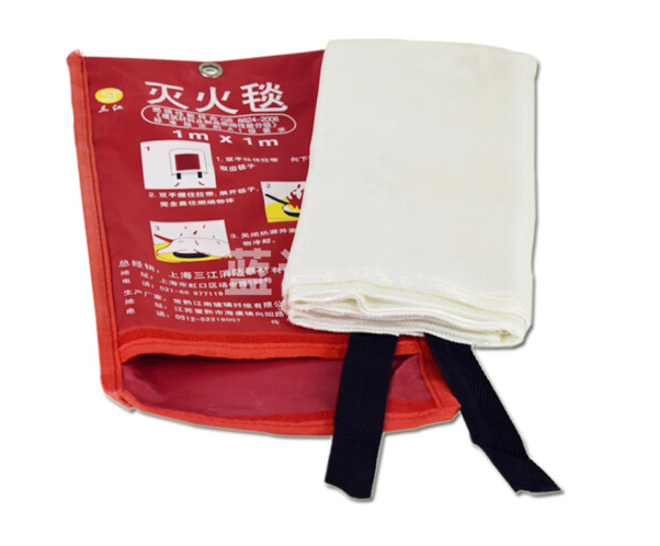 沱雨 TUOYU 灭火毯灭火器配套玻璃纤维灭火毯 厨房工厂用灭火毯防火救生毯逃生毯 1x1M