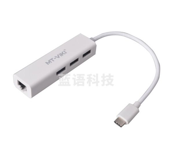 迈拓维矩（MT-viki） USB3.1 Type-C转HUB集线器网卡支持扩展USB口 TYPE-C转USB2.0 MT-UC20
