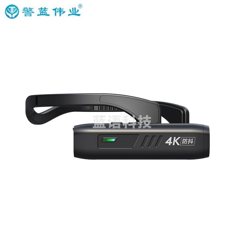 警蓝伟业 DSJ-H1  64G  视频监控设备 耳挂式执法记录仪4K高清头戴式运动录像机wifi直连 32G