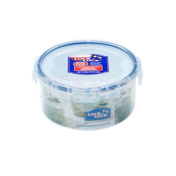 乐扣乐扣HPL933 圆形塑料保鲜盒600ml干果密封五谷杂粮收纳谷物盒