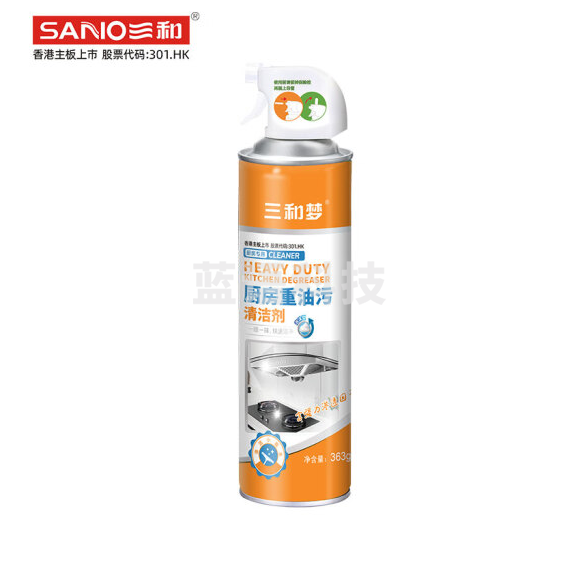 三和（SANVO）RH144-60 厨房重油污清洁剂 油烟机灶具油渍净 多功能泡沫清洗剂500ml