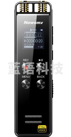 纽曼（Newsmy）录音笔 RD07 32G 双麦克风 专业无损远距高清降噪声控 学习培训商务会议录音速记 黑色
