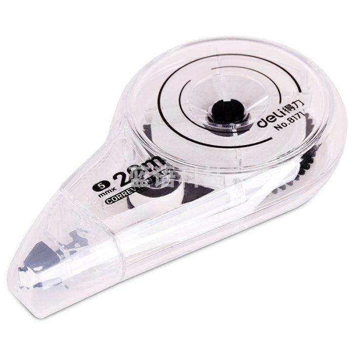 得力（deli）8172 简约20m修正带/改正带/涂改带 3支吸卡装