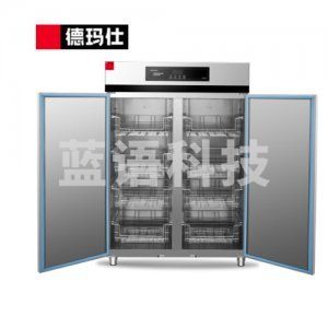 德玛仕 DEMASHI XDR910D-2F 消毒柜 商用 全不锈钢立式高温双开门 厨房餐厅食堂大容量 热风循环电脑款