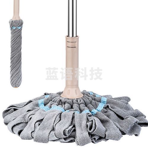 拧水拖把 纤维材质头 免手洗懒人拖布 宽布