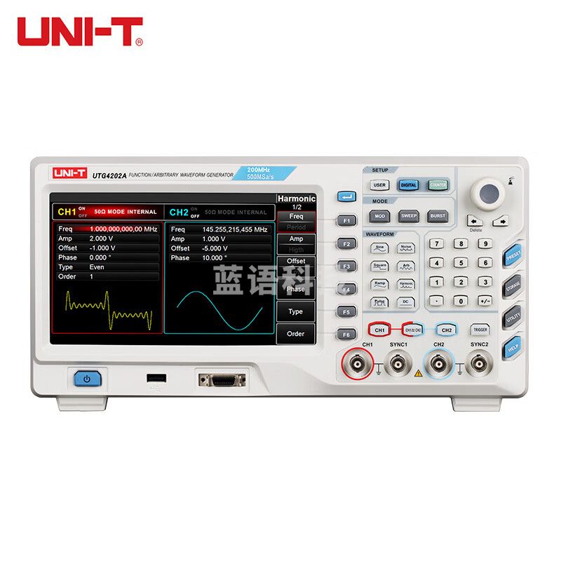 优利德（UNI-T） UTG4202A 函数/任意波形发生器 双通道信号发生器 200MHz