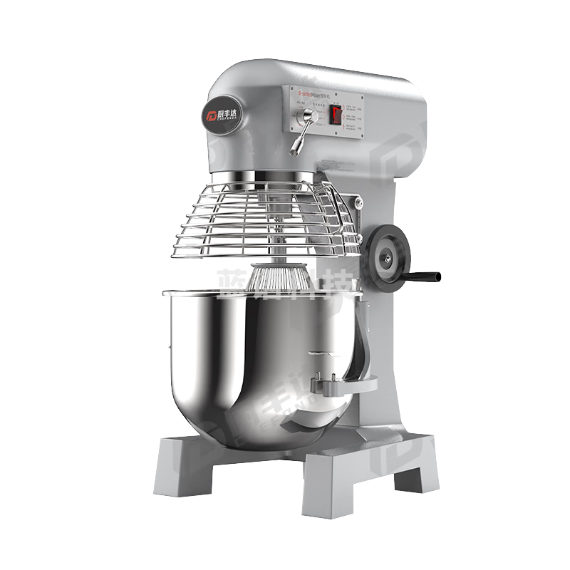 厨丰达 和面机商用 搅拌机商用拌面机 全自动多功能厨师机鲜奶机 20L大型打蛋奶油打发机-防护款 CFD-B20M