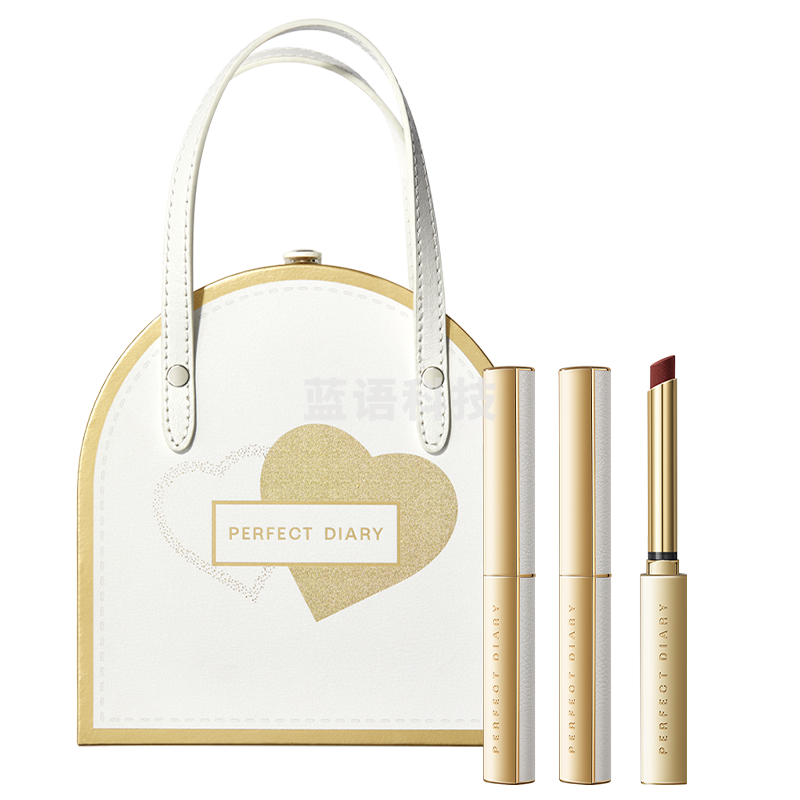 完美日记小细跟细管口红3支装礼盒(1314)520情人节礼物生日送女友