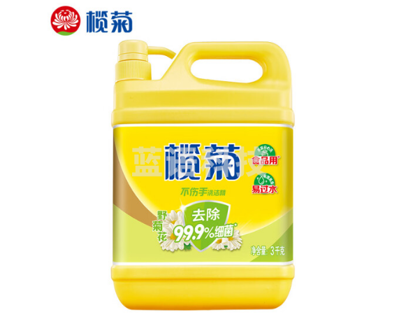榄菊 洗洁精大桶 果蔬餐具清洗剂 野菊花除菌3kg