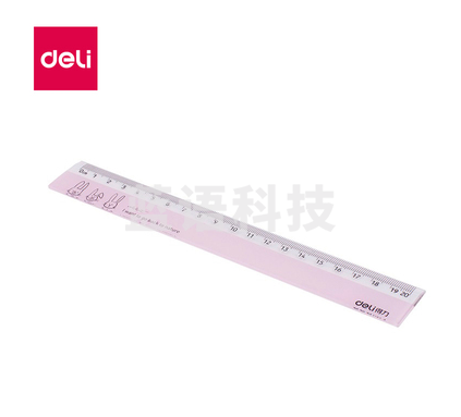 C直尺18cm(单位：套)透明本色