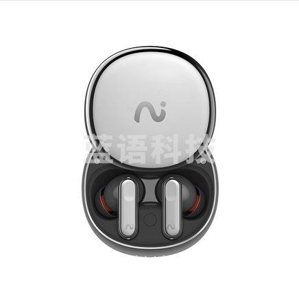 科大讯飞(iFLYTEK)XFXK-A05 录音降噪会议耳机Nano+ 流光银 无线蓝牙耳机 主动降噪 入耳式 超长续航 录音转文字