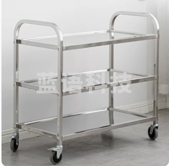 不锈钢送餐车 950*950*500mm