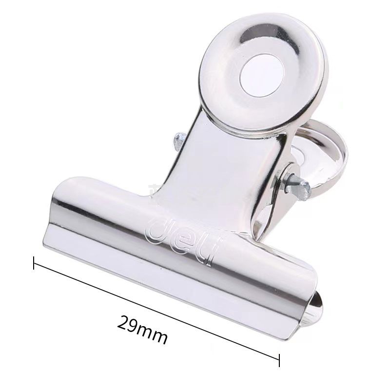 得力9525-5#圆形铁票夹29mm袋装(6只/包)