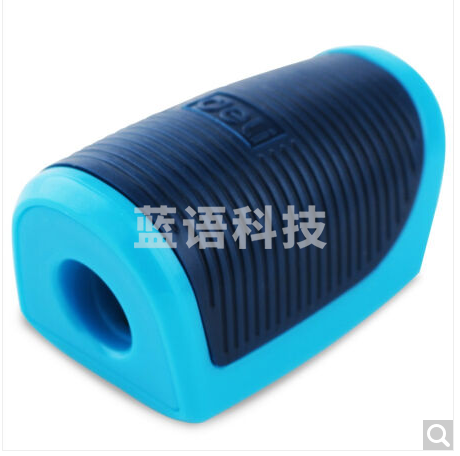 得力（deli） 0520 时尚包胶靓彩卷笔刀 4色 36个/盒