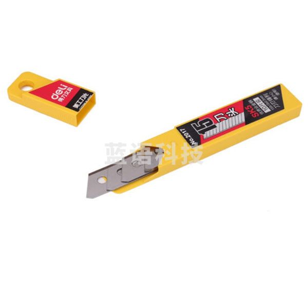 得力（deli） 2017 美工刀片（银色）（10片/盒）