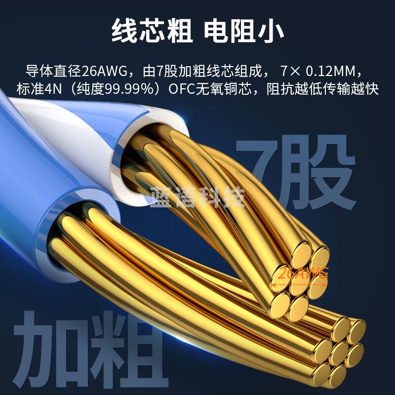 网线 中天恒科/ZHONGTIANHITECH ZT-A508-H200 200 灰色 双屏蔽