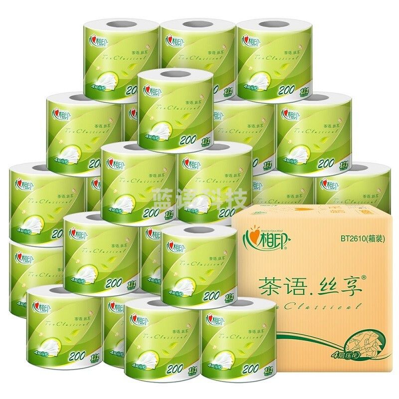 心相印 卷纸茶语系列卫生纸巾 200g（10卷一提 6提起售）