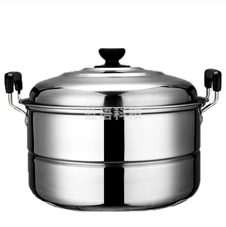不锈钢单层蒸锅 汤锅  直径30cm