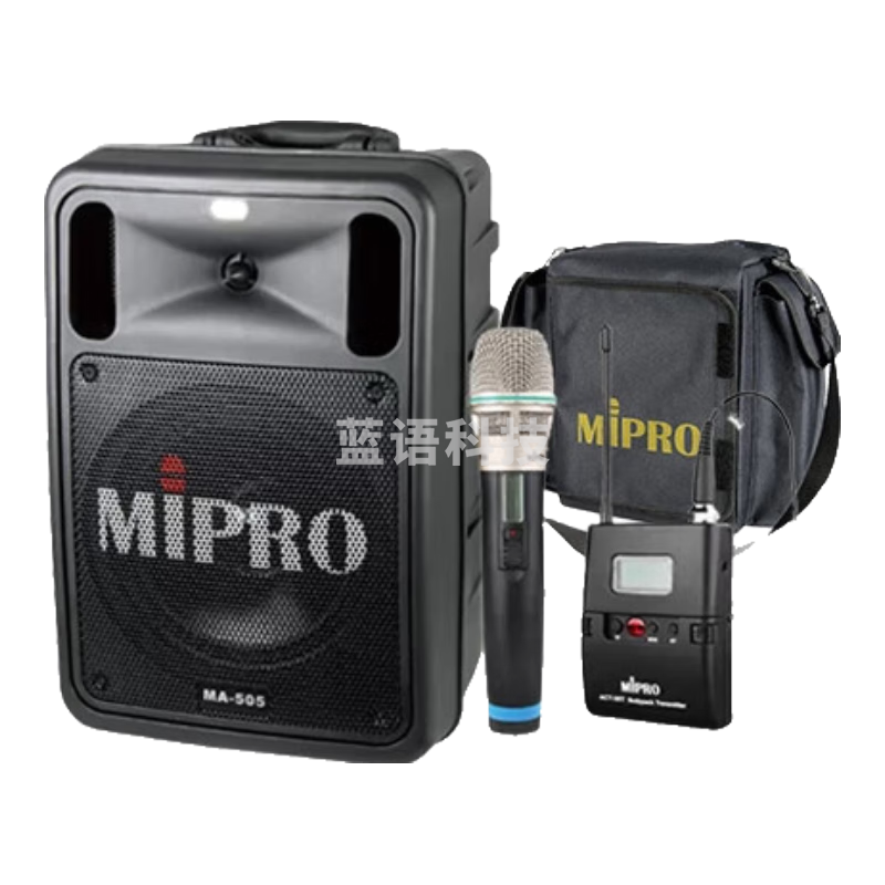 MIPRO咪宝MA-505无线蓝牙拉杆音箱户外音响电木吉他民谣弹唱乐器音箱演出会议演讲k歌广场舞专业带话筒