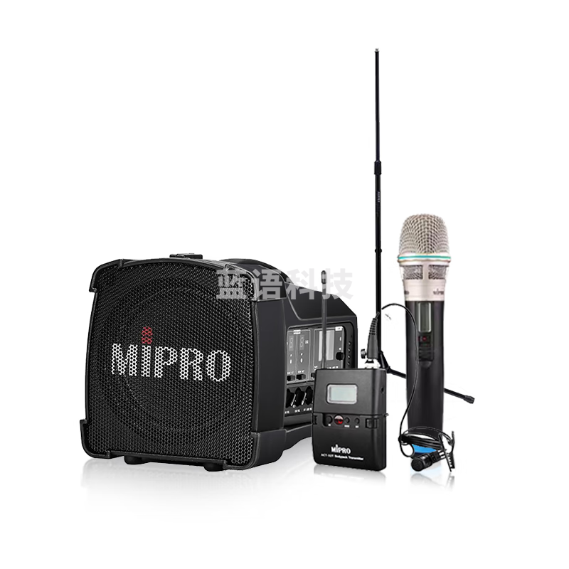 MIPRO咪宝 MA-100DBII双通道音响 蓝牙音箱 大型户外会议领导教师讲话扩音器带麦克风