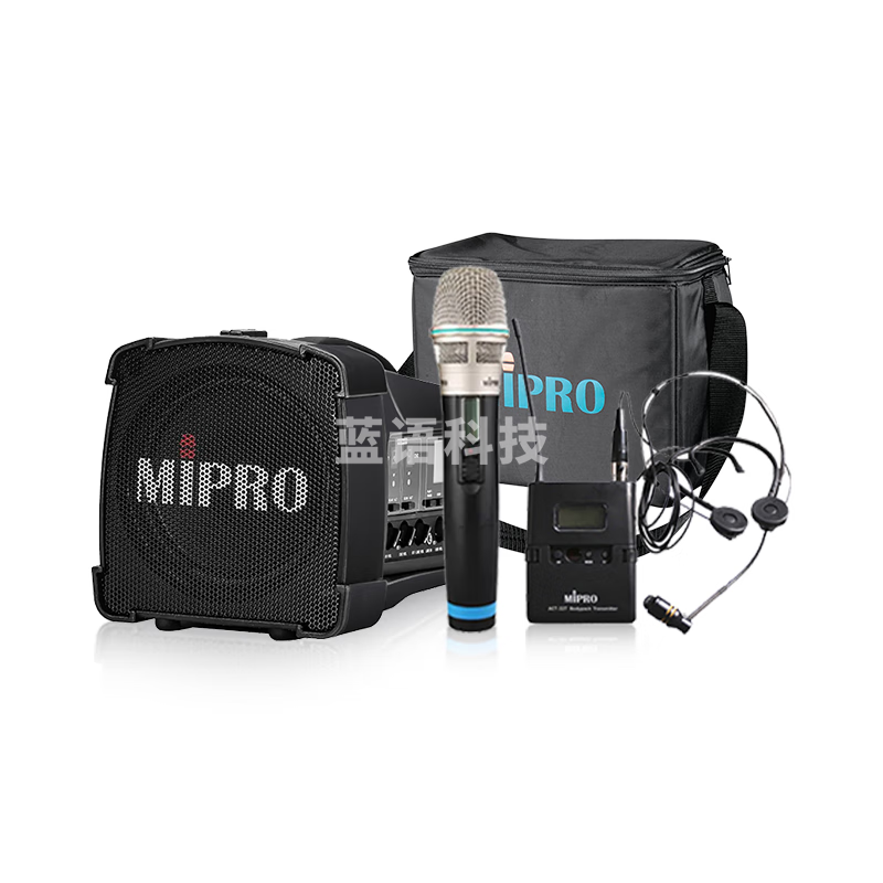MIPRO 咪宝MA-100DBII双通道户外音箱 蓝牙音响 领导教师讲话大音量扩音器会议唱歌带麦克风话筒