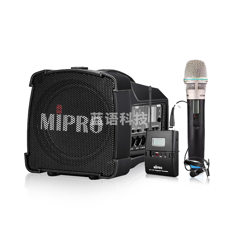 MIPRO咪宝MA-100DBII双通道音响 大音量扩音器 蓝牙音箱 教师领导户外会议讲话专用带麦克风话筒