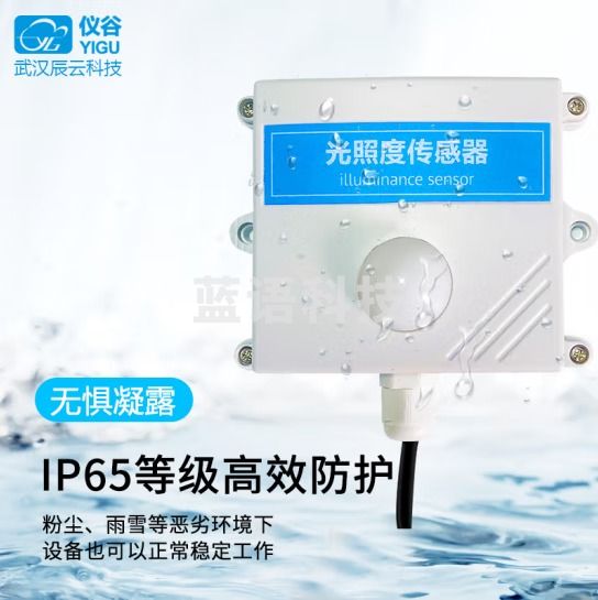 仪谷（YIGU）光照传感器智慧农业大棚光照测量光照传感器 0-5V 量程0-65535Lux