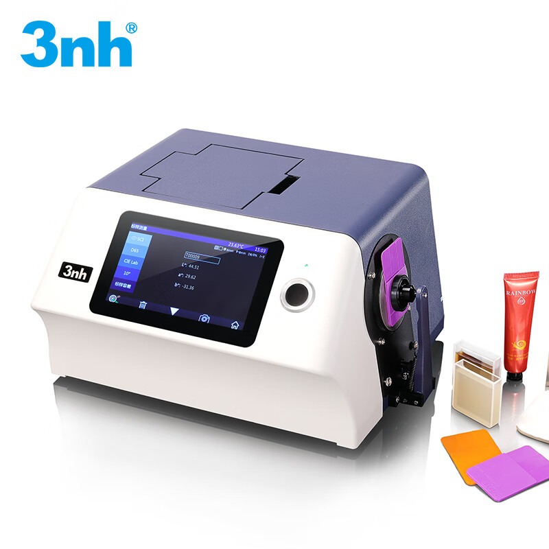 3nh台式分光测色仪透明薄膜液体荧光反射透射率实验室色差仪 YS6010