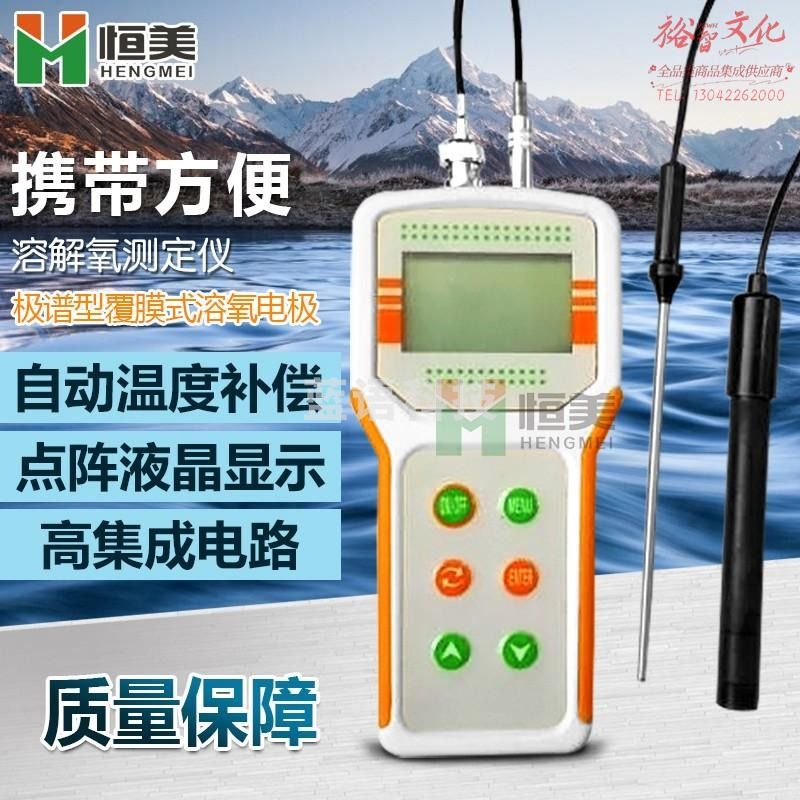 云异恒美溶解氧测定仪水产养殖溶解氧分析仪鱼塘工业污水实验室氧检测DO仪 仪表 探头全套（1m线）