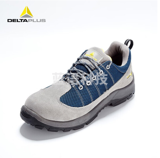 代尔塔(Deltaplus) 彩虹系列透气舒适安全鞋 防砸防刺穿防静电防滑安全鞋 301232 蓝/灰(防砸+防刺穿+防静电) 44