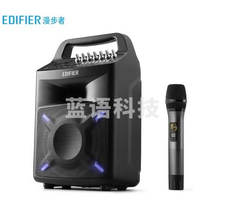 漫步者 (EDIFIER) PP506 6.5英寸专业级便携移动音响 蓝牙手提音箱 会议音响 黑色