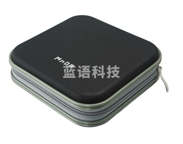 铭大金碟(MNDA)CD/DVD 40片 塑料外壳 光盘加固收纳包 黑色