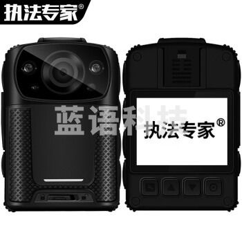 执法专家DSJ-D8执法记录仪4800万像素1440P双电红蓝爆闪高清红外夜视便携随身现场记录仪 标配版 128G