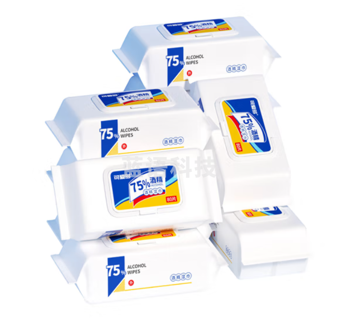 完美爱 75%湿巾 便携式杀菌消毒湿巾纸巾80片/包