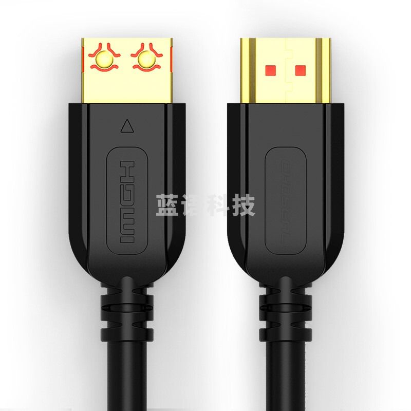 秋叶原(CHOSEAL)HDMI线2.0版 4k/60hz高清 3D视频工程线 投影仪机顶盒电脑笔记本连接线 3米 QS8101T3