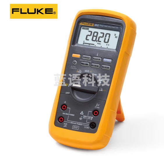 福禄克（FLUKE）28-II电工防水防尘防摔坚固型数字万用表