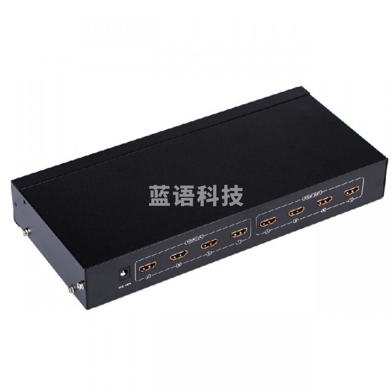 迈拓维矩MT-HD4x4 HDMI矩阵四进四出 4进4出HDMI高清切换分配器 默认尺寸
