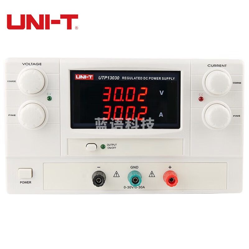 优利德（UNI-T）大功率直流稳压电源 高精度单双路线性维修数显电源 UTP13030