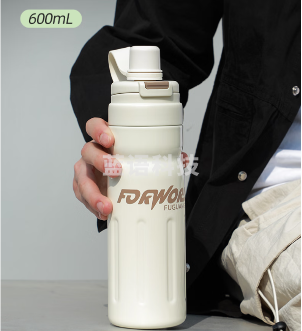 富光FGZ2450-600 保温杯弹跳盖杯子316L不锈钢水杯大容量保冷便携户外男女士600ml