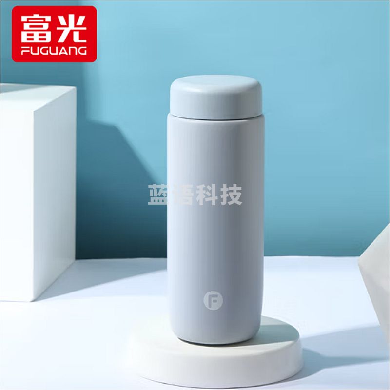 富光 倾心系列保温杯316不锈钢水杯泡茶杯小巧便携高颜值杯子 晴空蓝350ML WFZ1186-350
