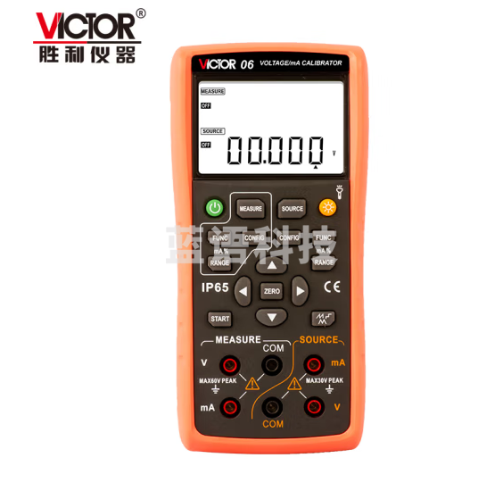 胜利仪器（VICTOR）VC07模拟热电偶温度过程校验仪 电阻 热电阻信号发生器