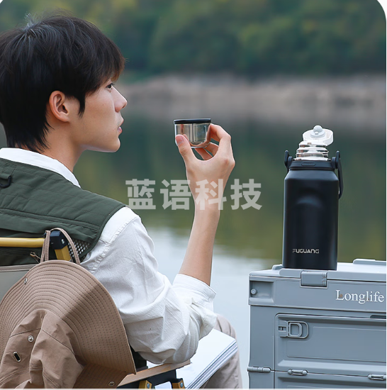 富光FGZ2294-1500保温杯壶316L不锈钢大容量水杯男女学生双饮户外茶杯子1500ml