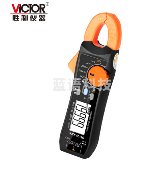 胜利仪器（VICTOR）VC6019C数字钳形表钳形万用表电流表自动量程交直流钳表四位半
