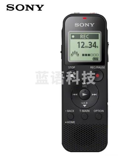 索尼（SONY）ICD-PX470 录音外围设备 录音笔 黑色 支持PCM线性录音 便携式学习商务采访 专业大直径扬声器