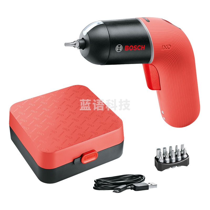 博世（BOSCH） ixo6电动螺丝刀迷你小巧小电钻起子机充电式家用多功能电批工具 IXO6黑+开运红
