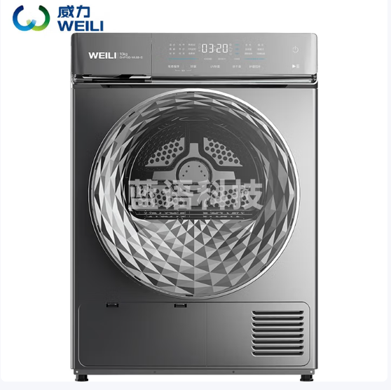 洗衣机 威力/WEILI DHP100-WL68-S 滚筒 10kg 变频(节能) 上排水 能效等级:无