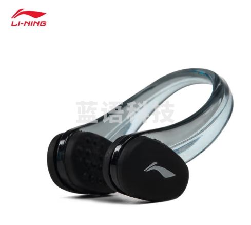 李宁泳具鼻夹男女同款2024新款纯色游泳竞速鼻夹游泳装备ASWU025 纯色-1 F