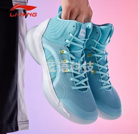 李宁（LI-NING）李宁篮球鞋男驭帅14中帮减震回弹耐磨运动鞋41