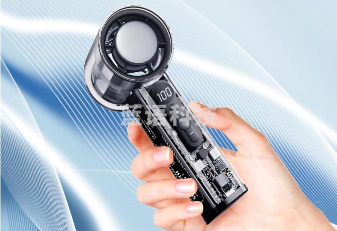 创维【冰磁降温】风宝手持小风扇高速节能小风炮迷你便携式涡轮大风力USB充电学生办公室户外小风扇